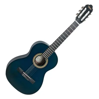 Valencia VC203 Transparent Blue Classical guitar