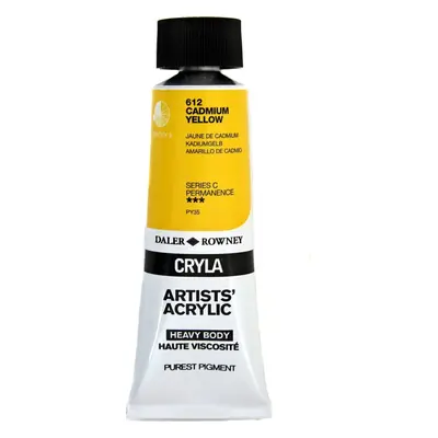 Daler Rowney Cryla Artists’ Acrylic Paint Cadmium Yellow ml pc