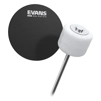 Evans EQPB1 EQ Patch Black Nylon Single Bass Drum Head Pad