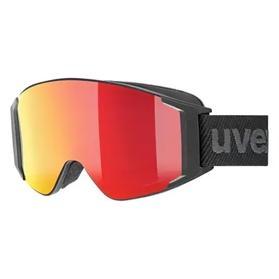 UVEX g.gl TOP Black Mat/Mirror Red/Polavision Ski Goggles