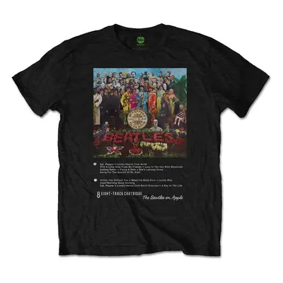 The Beatles T-Shirt Sgt Pepper Track Unisex Black