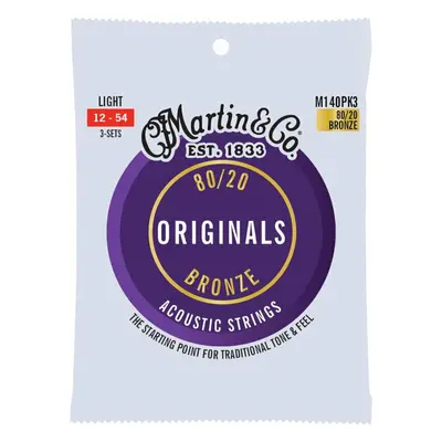 Martin Originals Light 3-Pack Guitar strings (unavailable)