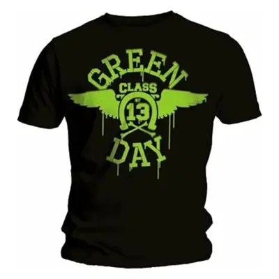 Green Day T-Shirt Neon Black Unisex Black