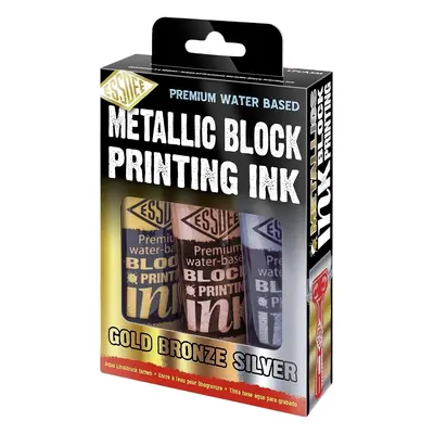 Essdee Block Printing Ink Paint For Linocut Metallic x ml