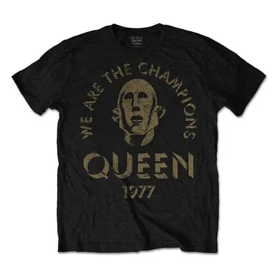 Queen T-Shirt We Are The Champions Unisex Black