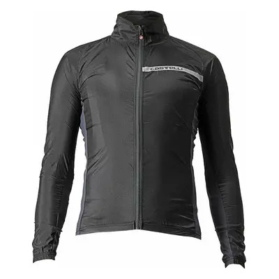 Castelli Squadra Stretch Jacket Light Black/Dark Gray