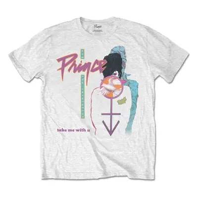 Prince T-Shirt Take Me With U Unisex White