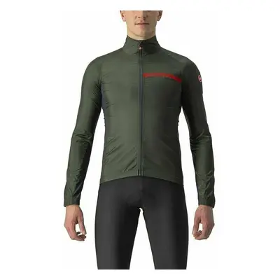 Castelli Squadra Stretch Jacket Military Green/Dark Gray