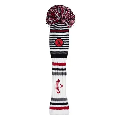 Callaway Pom Pom Hybrid White/Black/Charcoal/Red Hybrid Headcover