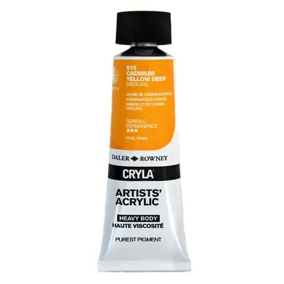 Daler Rowney Cryla Artists’ Acrylic Paint Cadmium Yelllow Deep ml pc