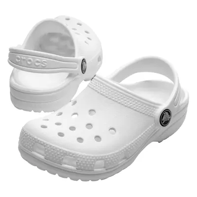 Crocs Kids' Classic Clog Sandals White