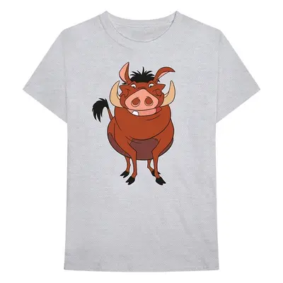 Disney T-Shirt Pumbaa Pose Unisex Grey