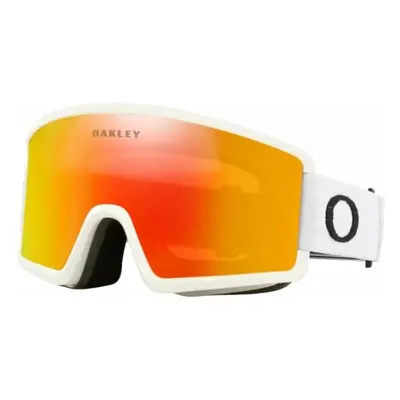 Oakley Target Line Matte White/Fire Iridium Ski Goggles