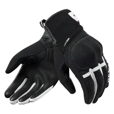 Rev'it! Gloves Mosca Black/White Motorcycle Gloves