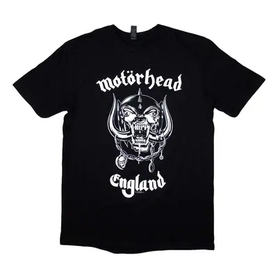 Motörhead T-Shirt England (Back Print) Unisex Black