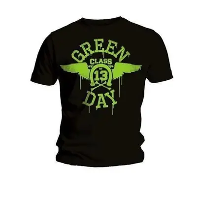 Green Day T-Shirt Neon Black Unisex Black