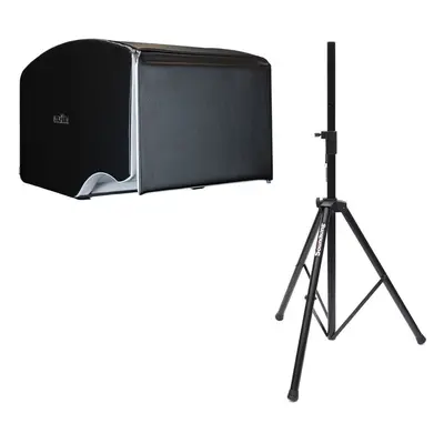 Isovox Mobile Vocal Booth V2 Midnight Black SET Midnight Black Portable acoustic panel