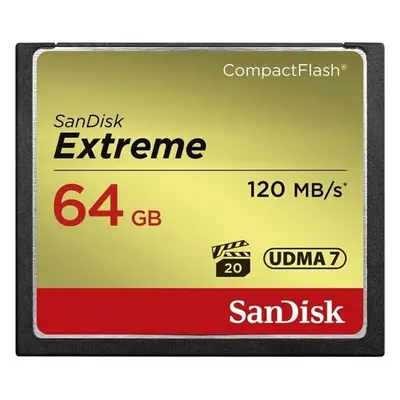 SanDisk Extreme CompactFlash GB SDCFXSB-064G-G46 CompactFlash GB Memory Card