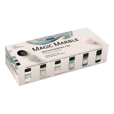 Kreul Magic Marble Set of Marble Paints Chalky Living Colours x ml