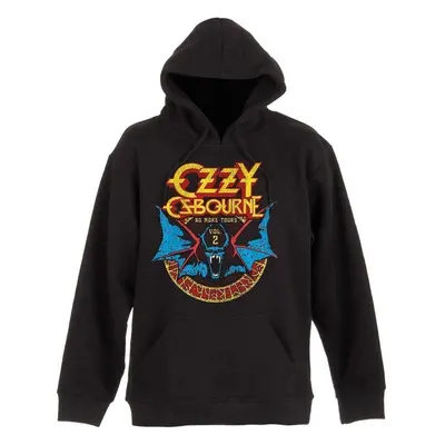 Ozzy Osbourne Hoodie Bat Circle Black