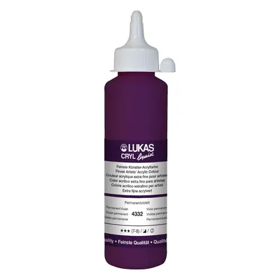 Lukas Cryl Liquid Acrylic Paint Permanent Violet ml pc