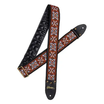 Gibson The Orange Lily Textile guitar strap Orange