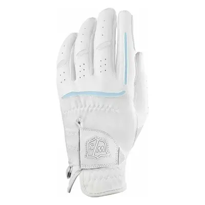 Wilson Staff Grip Plus Golf White Worn on Left Hand Womens gloves