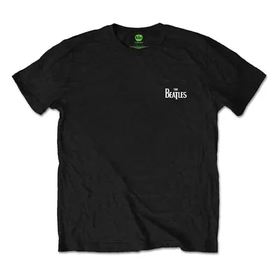 The Beatles T-Shirt Drop T Logo Unisex Black