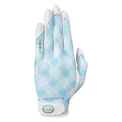 Zoom Gloves Sun Style Golf Vichy Light Blue Worn on Left Hand Womens gloves