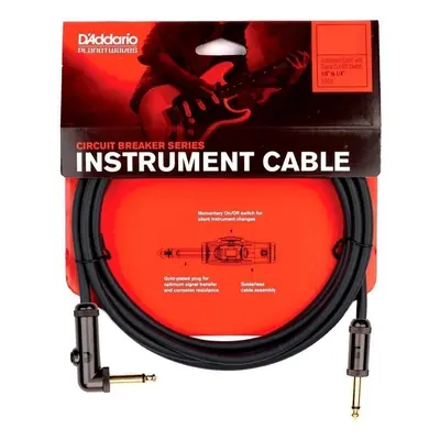 D'Addario Planet Waves PW-AGRA-20 m Straight - Angled Instrument Cable