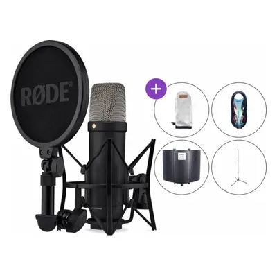 Rode NT1 5th Generation Black SET Studio Condenser Microphone