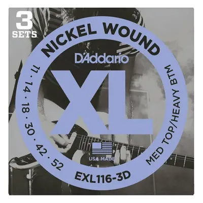 D'Addario EXL116-3D E-guitar strings