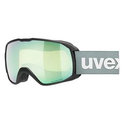 UVEX Xcitd CV Black Mat/Mirror Opal/Yellow Ski Goggles