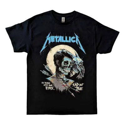 Metallica T-Shirt Sad But True Poster Unisex Black