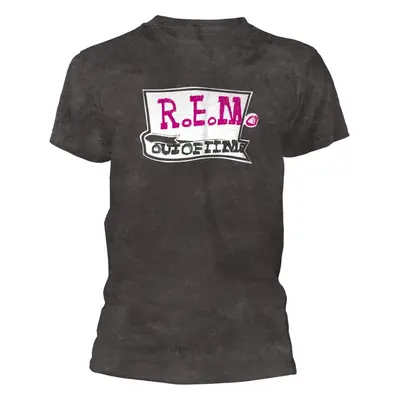 R.E.M. T-Shirt Out Of Time Unisex Heather Grey