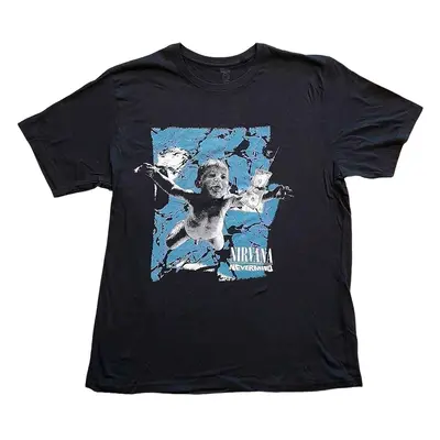 Nirvana T-Shirt Nevermind Cracked Unisex Black