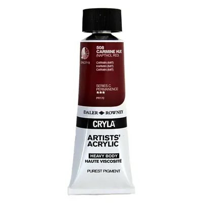 Daler Rowney Cryla Artists’ Acrylic Paint Carmine Hue ml pc