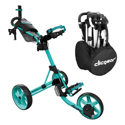 Clicgear Model 4.0 SET Soft Teal Manual Golf Trolley