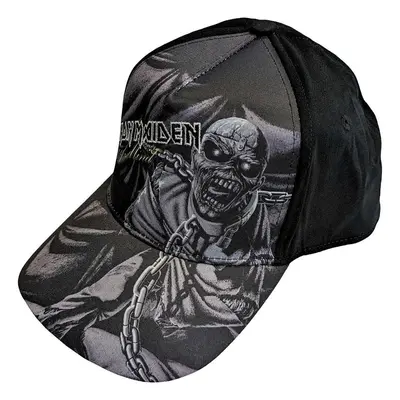 Iron Maiden Cap Piece Of Mind Greyscale Black