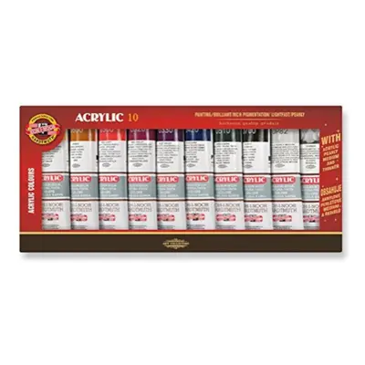 KOH-I-NOOR 01627S1002KS Set of Acrylic Paints x ml