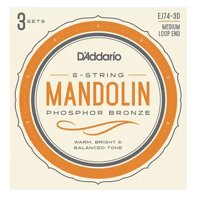 D'Addario EJ74-3D Mandoline Strings