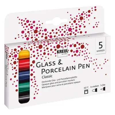 Kreul Classic Set Glass and Porcelain Marker pcs