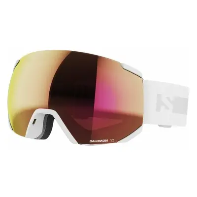 Salomon Radium ML White/Pink Ski Goggles