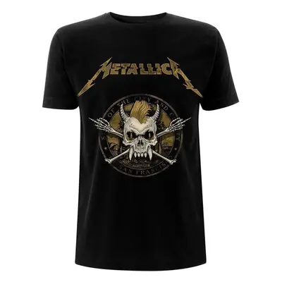 Metallica T-Shirt Scary Guy Seal Unisex Black