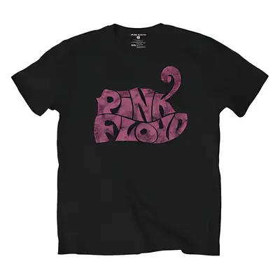 Pink Floyd T-Shirt Swirl Logo Unisex Black