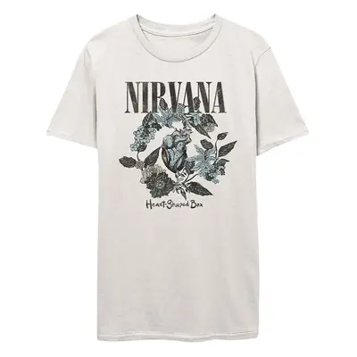 Nirvana T-Shirt Heart Shape Box Unisex White