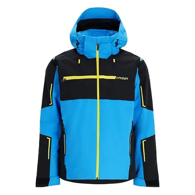 Spyder Mens Titan Aether Blue Ski Jacket