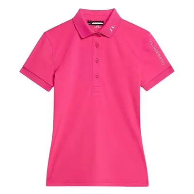 J.Lindeberg Tour Tech Womens Fuchsia Purple Polo Shirt