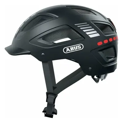 Abus Hyban 2.0 LED Signal Black Bike Helmet