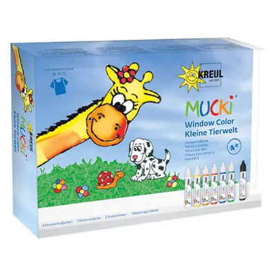 Kreul Mucki Set of Glass Paints pcs